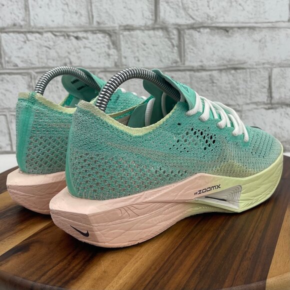 Nike Zoomx Vaporfly Next%3 Womens 8.5 Mint Foam Sunset Tint Running Shoes - Picture 5 of 16
